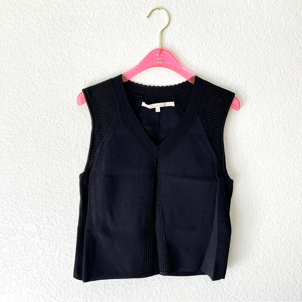 RACHEL Rachel Roy Black Crop Top Size Large